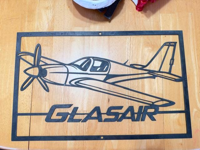 Custom Aircraft Metal Sign — A Gift for Aviation Lovers