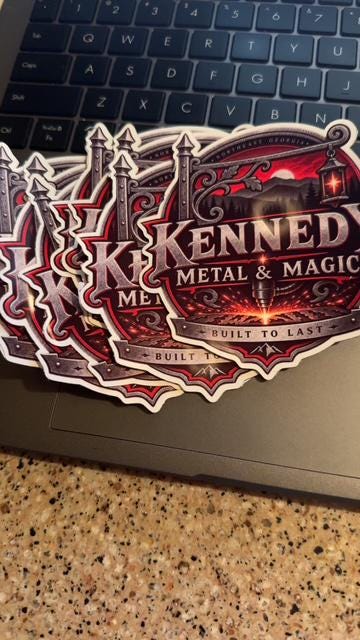 Custom Business Logo Stickers Die-Cut Waterproof Glossy Bulk 100 Pack, 2x2 3x3 4x4 Sizes